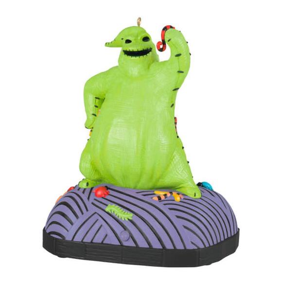 Hallmark Keepsake 2024 Nightmare Before Christmas Oogie Boogie Motion Ornament - Picture 3 of 11